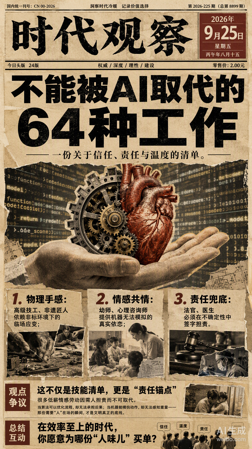 第48届世界技能大赛的64个赛项引发热议，这不仅仅是一份职业清单，更像是一张“人