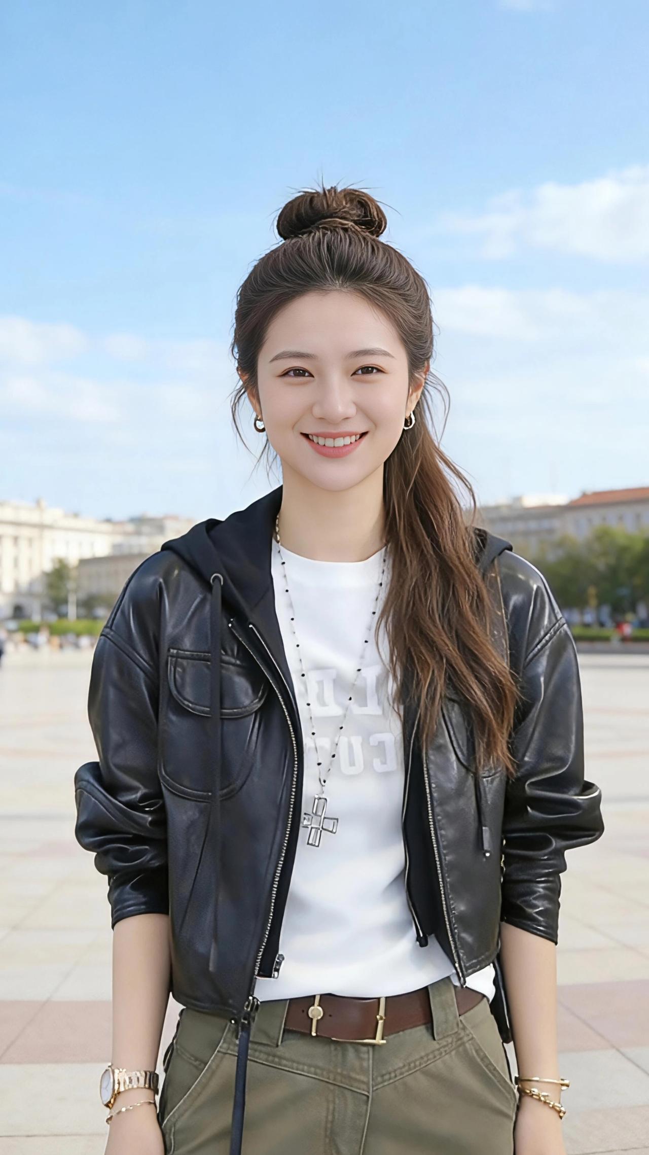 风里的率性
 
晴空把蓝调得透亮，云絮轻悠悠地飘在天际，广场的石板路被日光晒得温