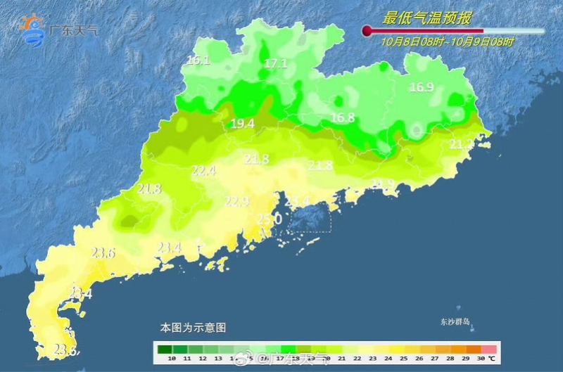 #广东晴朗干燥#【广东大部未来3至5天晴朗干燥，气温小幅回升！昼夜温差大】#广深