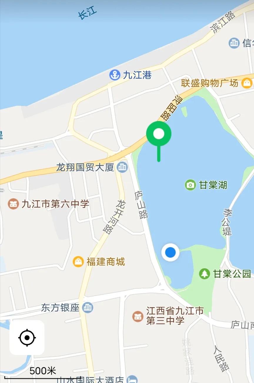 原本打算走到长江边，一看地图，还是算了吧，火车站过来，走不动了，九江就不看长江了