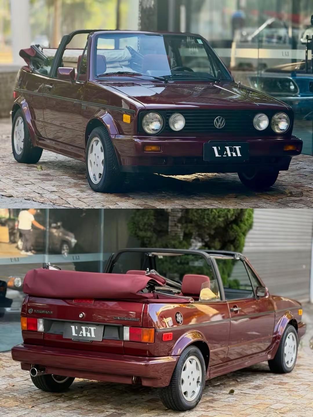 1991年，作为经典敞篷家族的重要分支，大众推出了Golf Cabriolet 