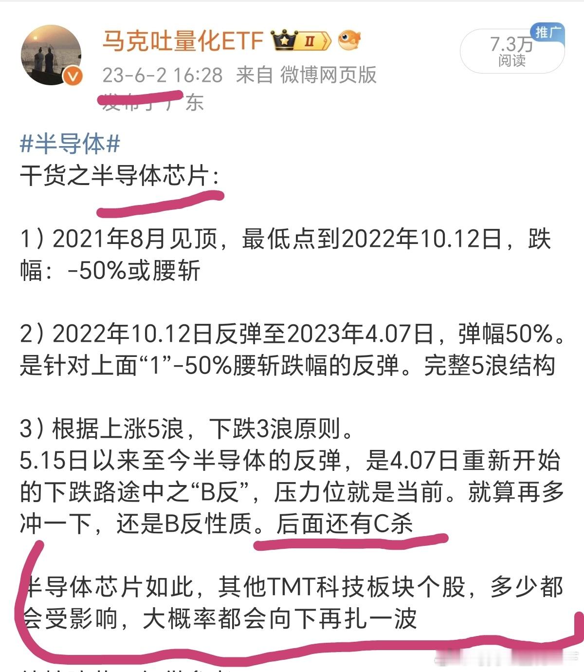 自下半年第一天6.01日半导体发车算命起，总计16次。一般来说，命中3~5次可提