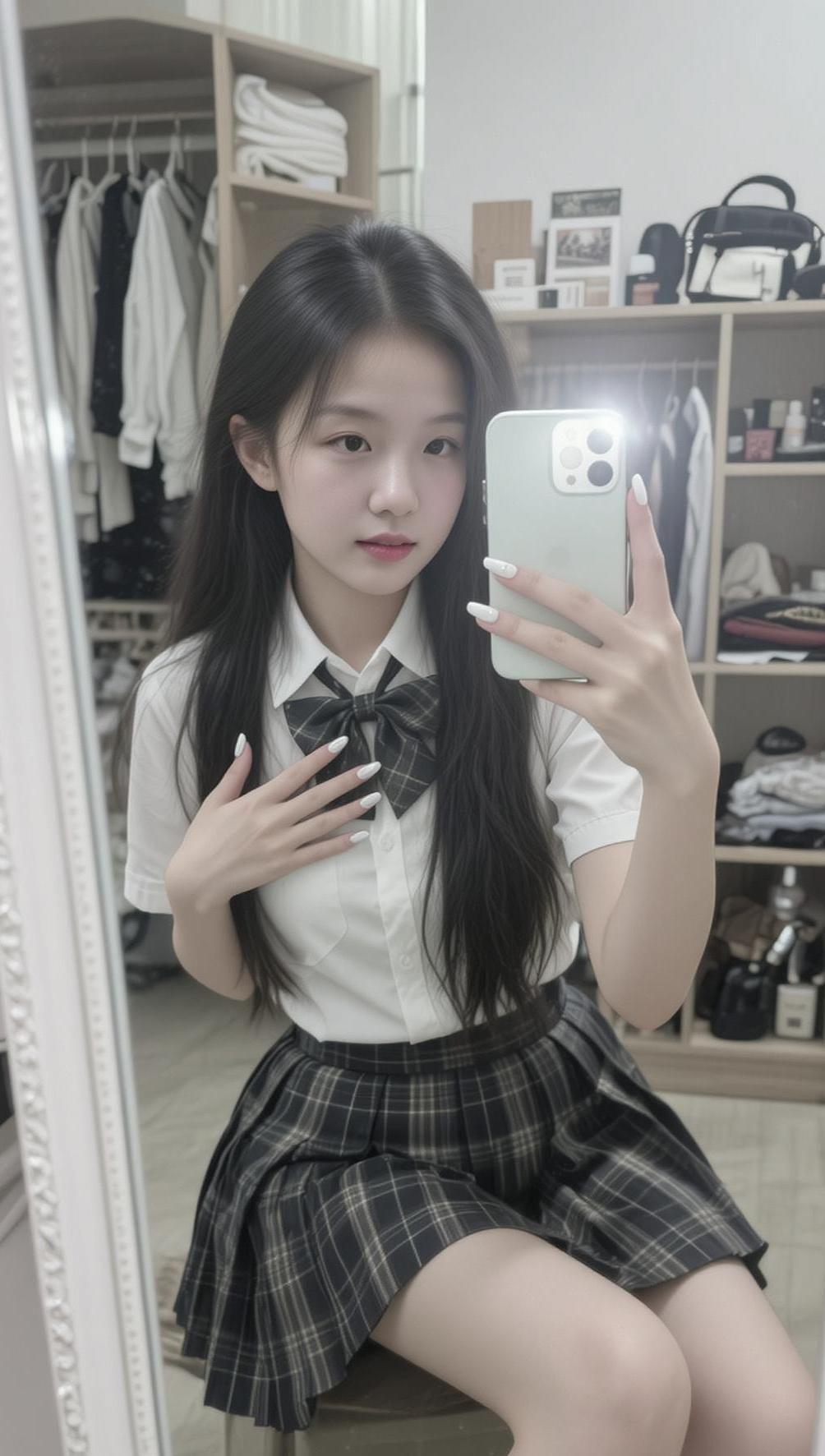 AI日系少女自拍