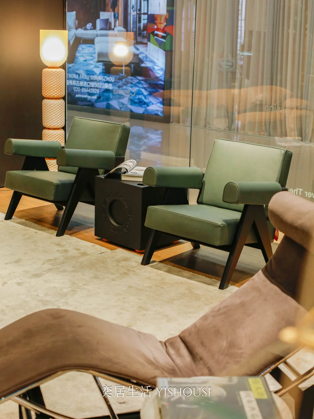 Cassina | 昌迪加尔椅🟢绿色皮复古味更浓