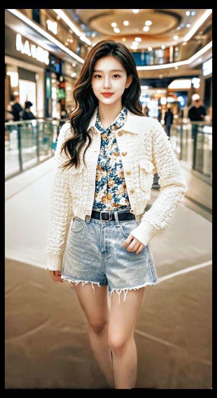 AI扩图 AI商场型男