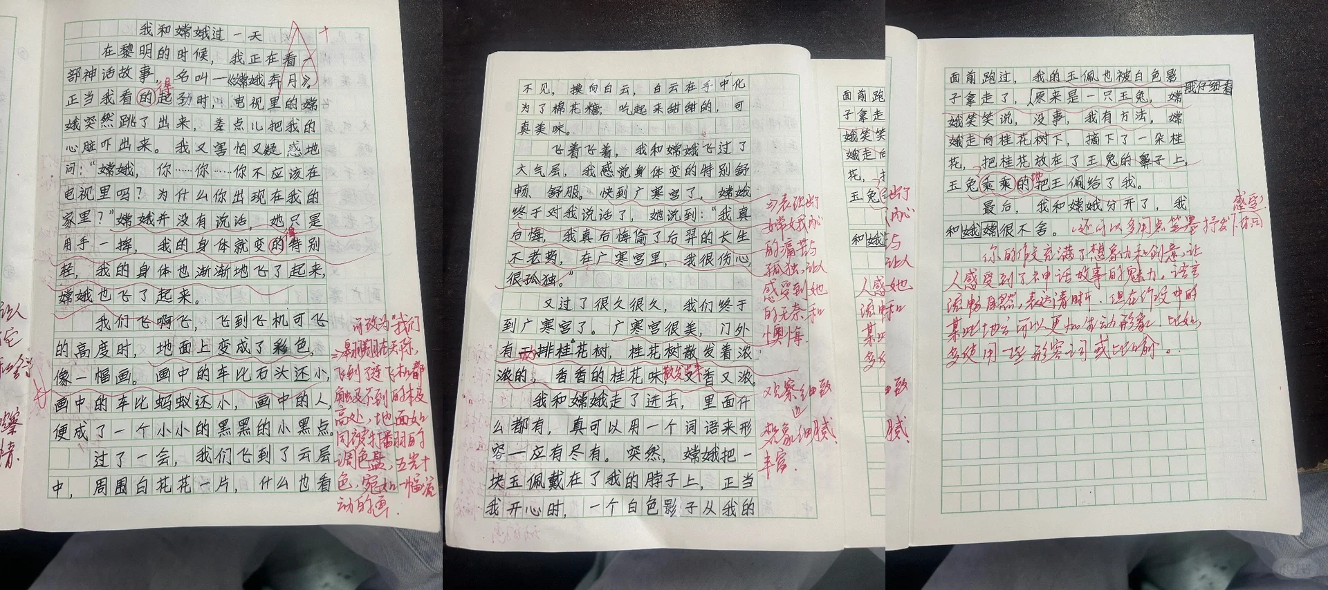 四上语文 第四单元习作《我和谁过一天》