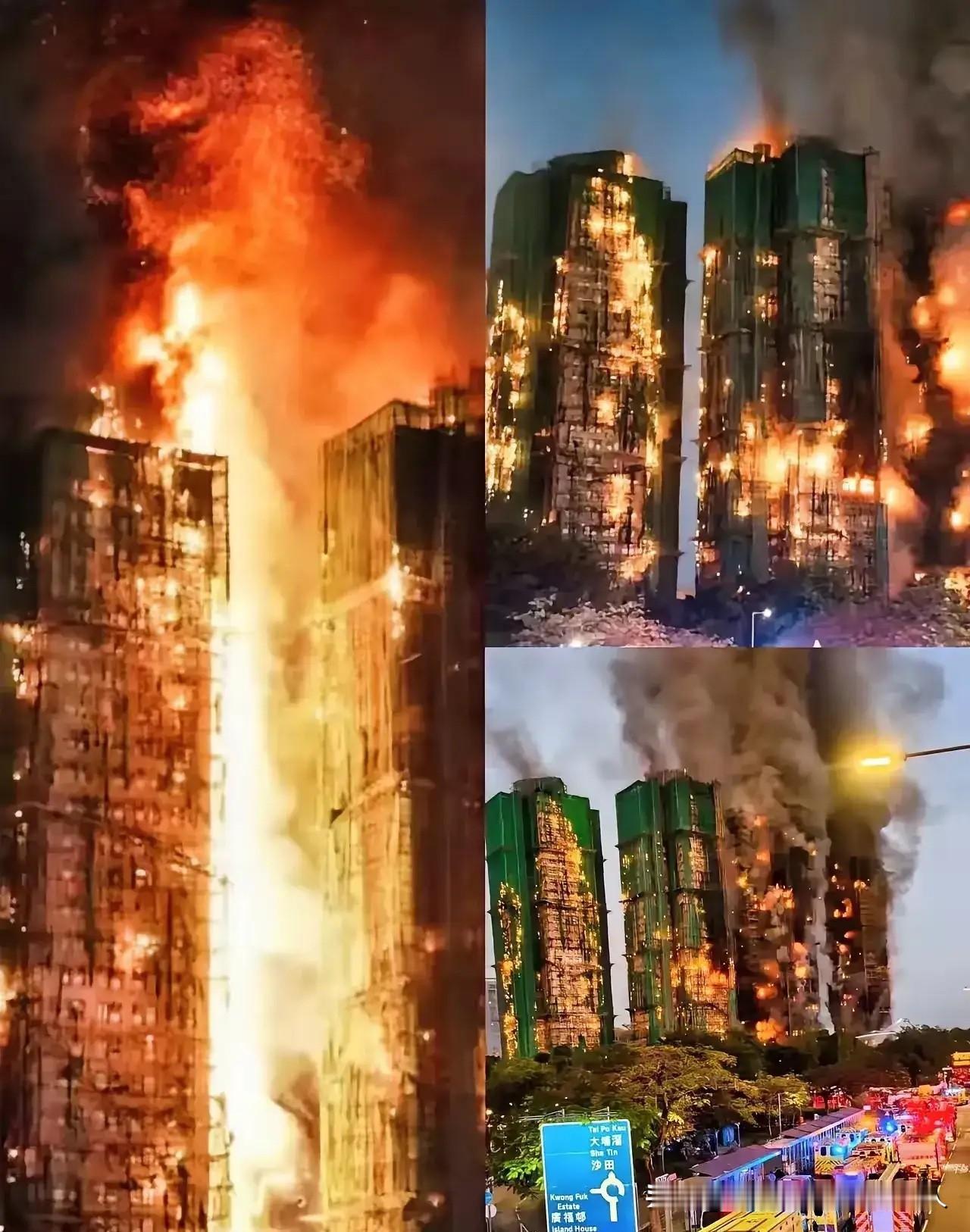 香港这场大火，可给想买房的人提了个大醒：房子能老能破能小，千万别贪高楼层，不然真