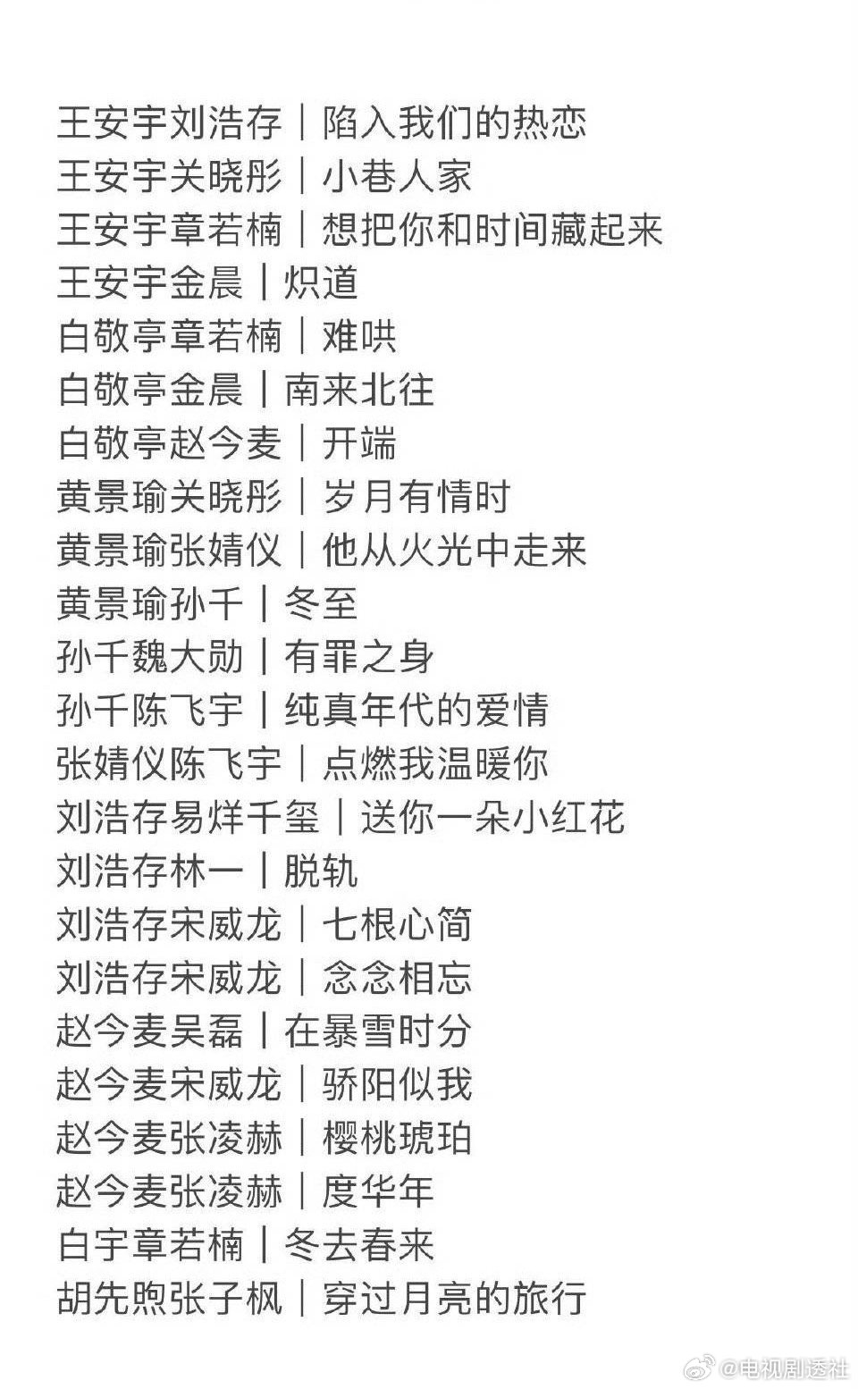 世界是个巨大的交叉合作，内娱换乘恋爱，随便揪出来俩人都亲过嘴👄 