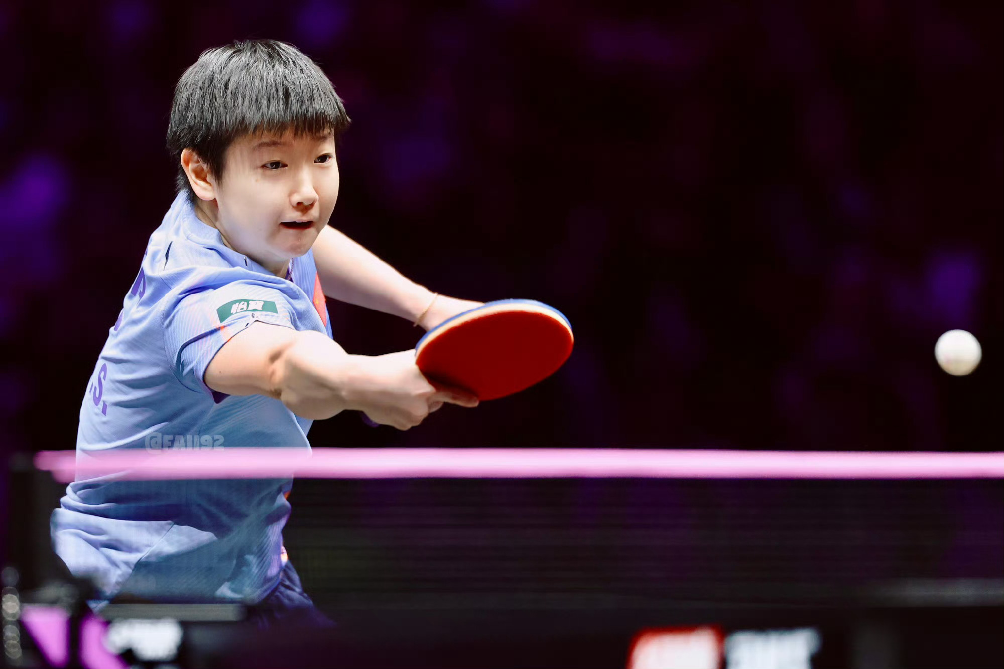 孙颖莎  比赛好精彩 