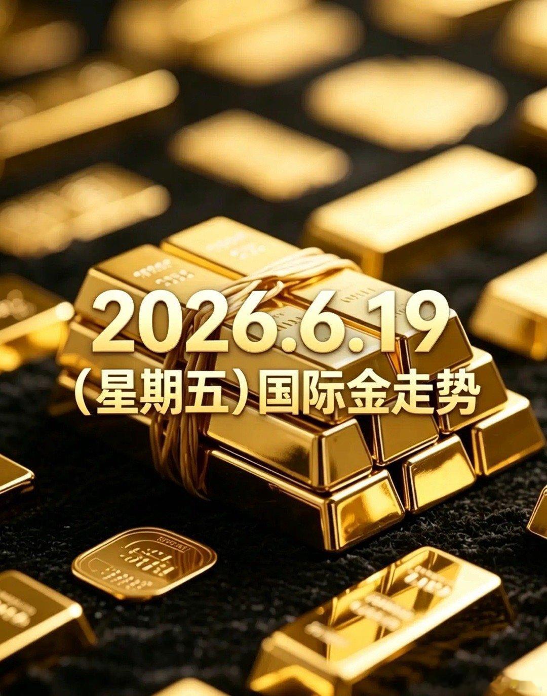 2026.6.19（星期五）国际黄金走势预判       先祝进来的朋友们端午节
