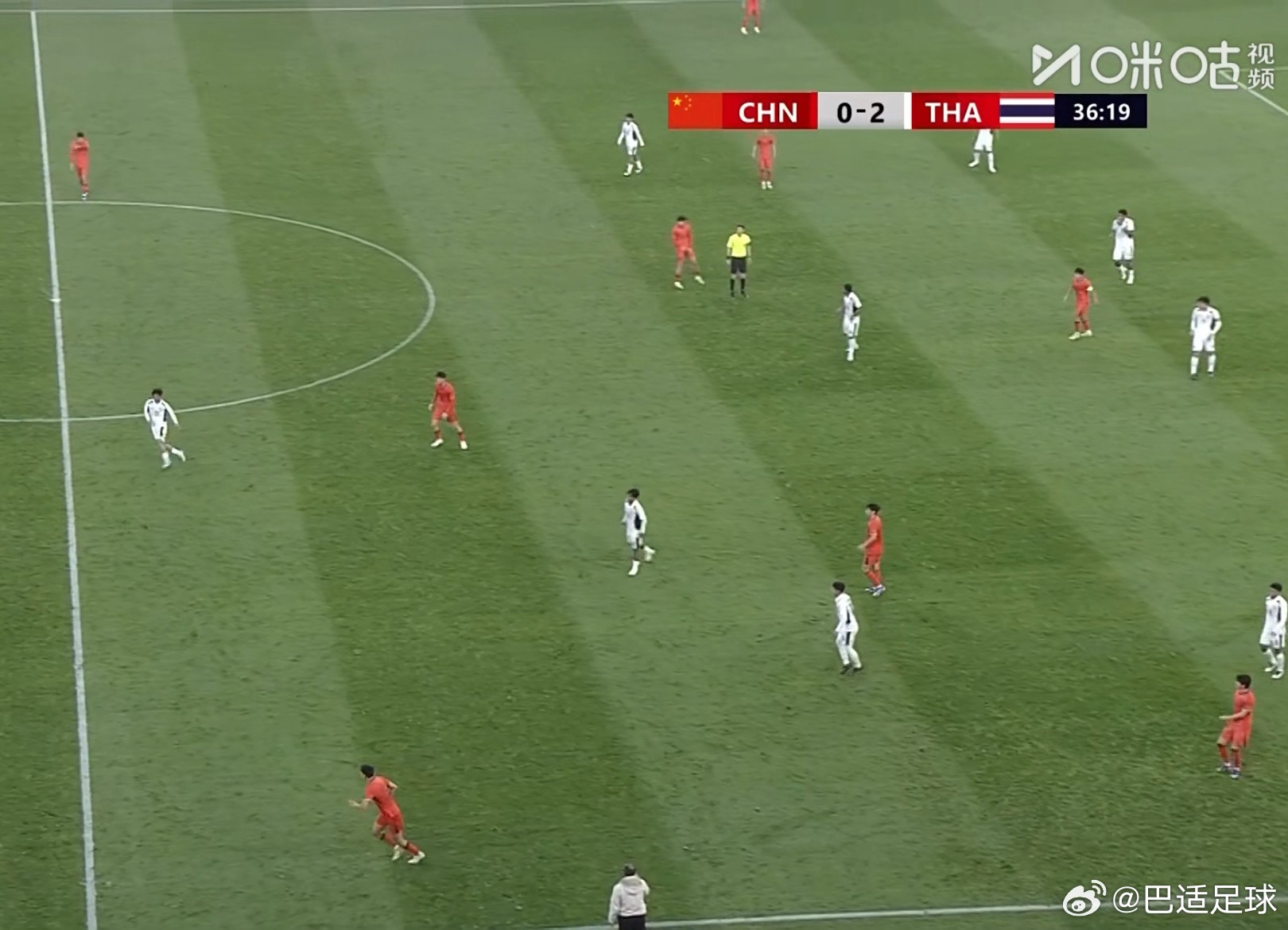 0比2落后了！上半场能否扳一个回来呢？u23国足vs泰国u23