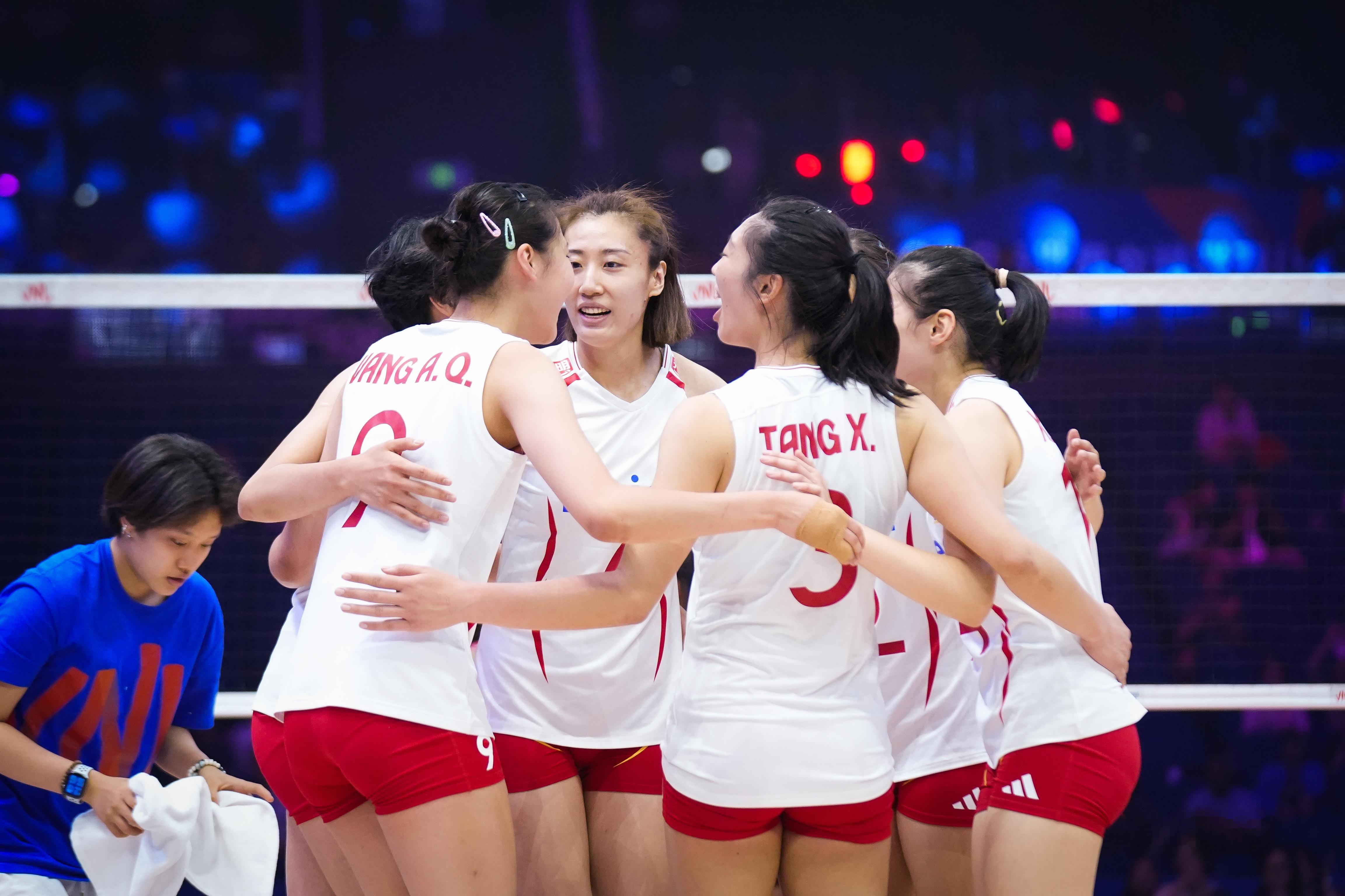 2026年世界女排联赛 中国香港站，中国女排vs意大利女排，中国女排 第一局19