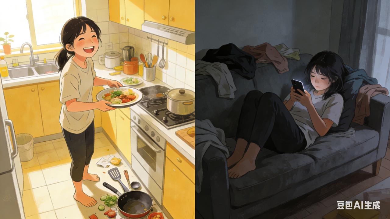 身边有两位朋友，反差特别大。

一个每天忙得脚不沾地，早出晚归，项目一个接一个，