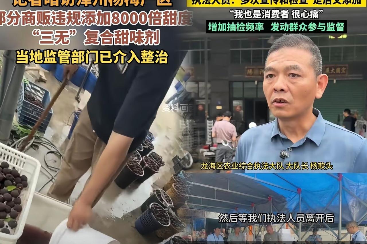 漳州杨梅烂在地里，全网抵制，那画面看得人心里发毛。 

原本好好的产地，硬是被中