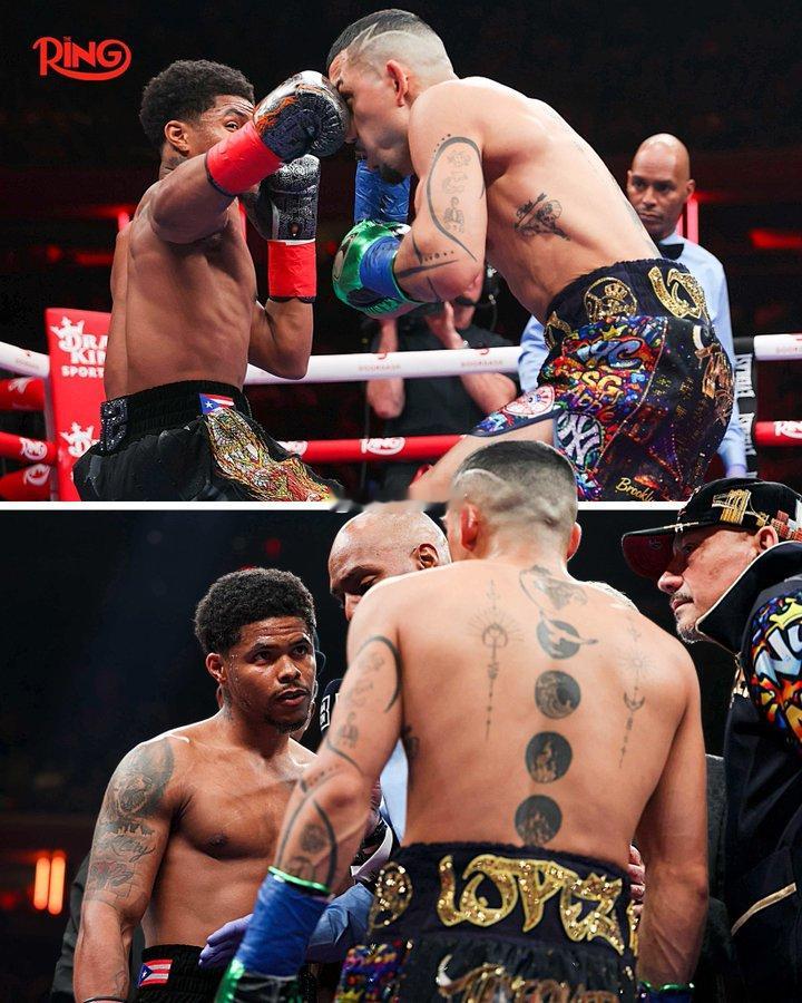 拳坛速递 老特奥菲莫·洛佩兹（Teofimo Lopez Sr ） 在边角 完全