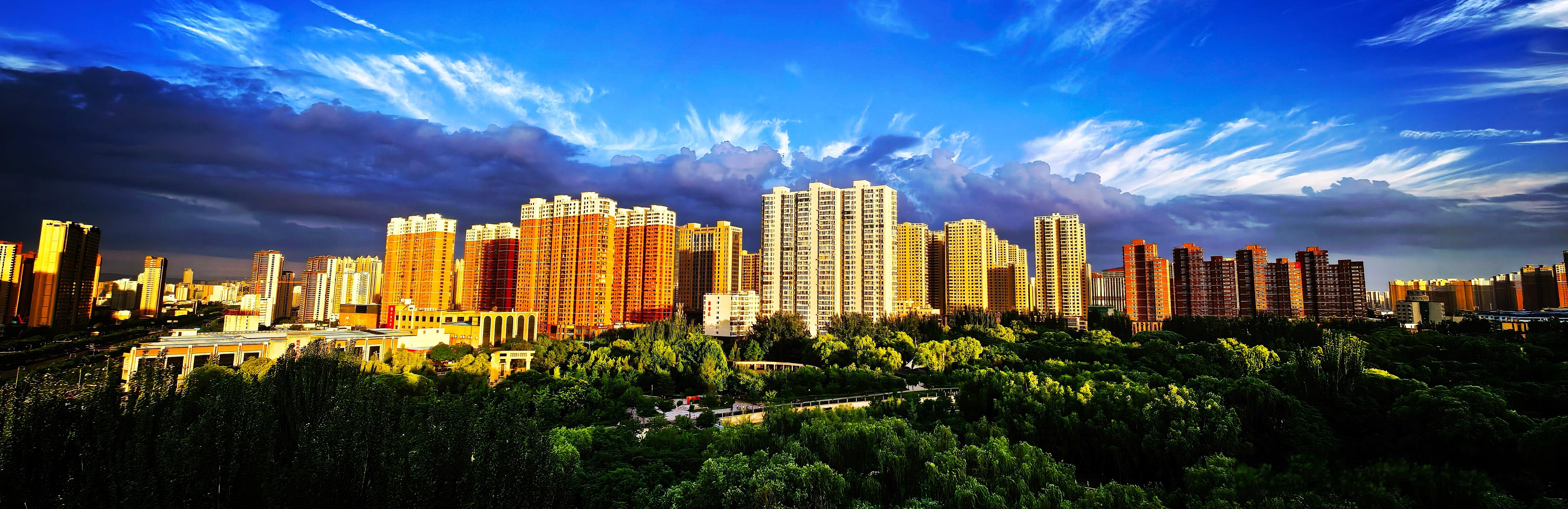 此刻的风景（太原玉门河公园 