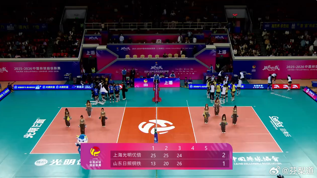 排超联赛上海光明优倍女排以为能三局解决战斗，魔女最后救了4个局点，然后…… A级
