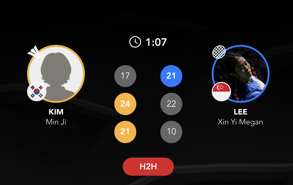 2026亚洲羽毛球团体锦标赛【女团Z组：韩国🇰🇷 5-0 🇸🇬新加坡】1