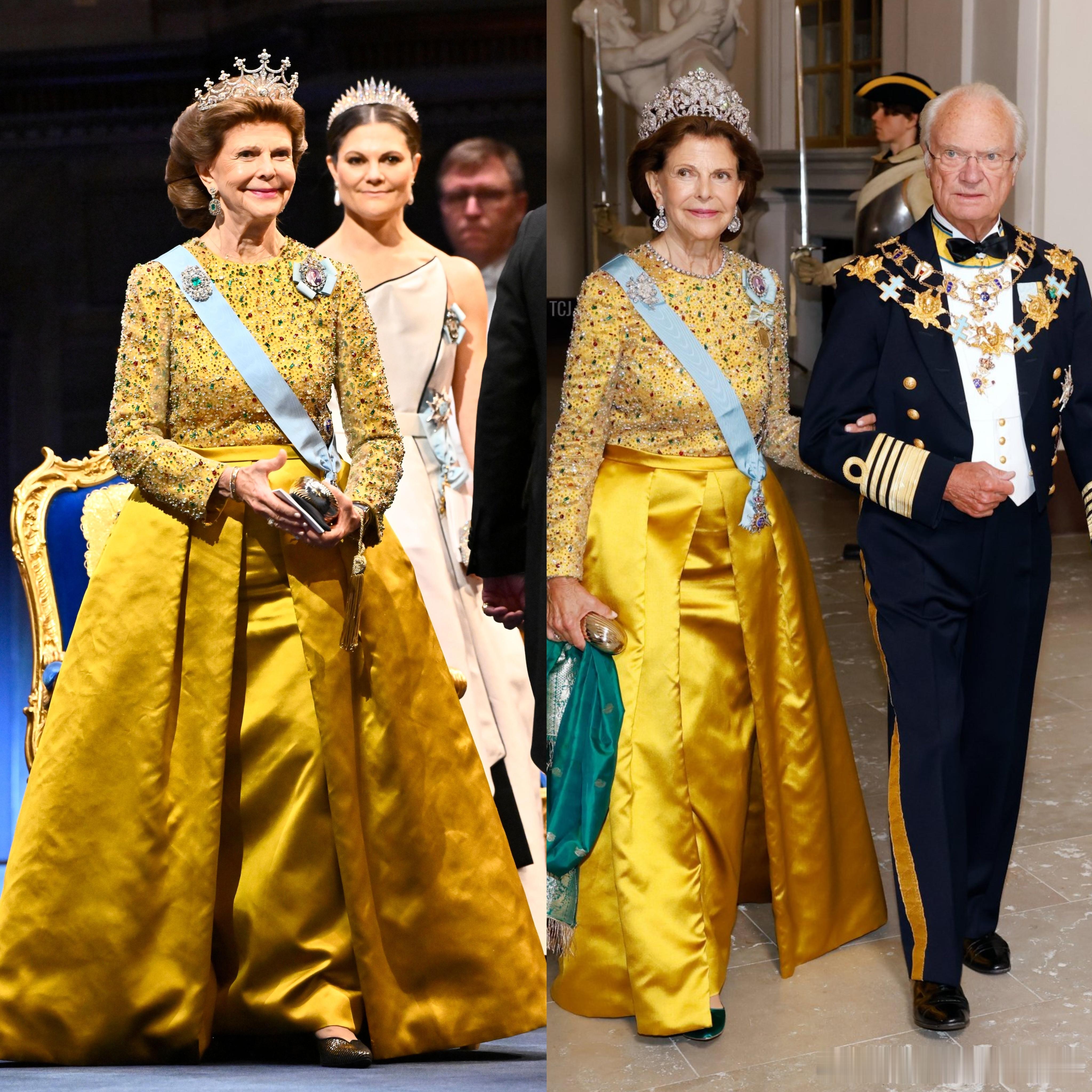 你究竟有多爱这件衣服 回顾今年诺贝尔奖颁奖典礼&芬兰国事访问荷兰晚宴上的旧礼服循