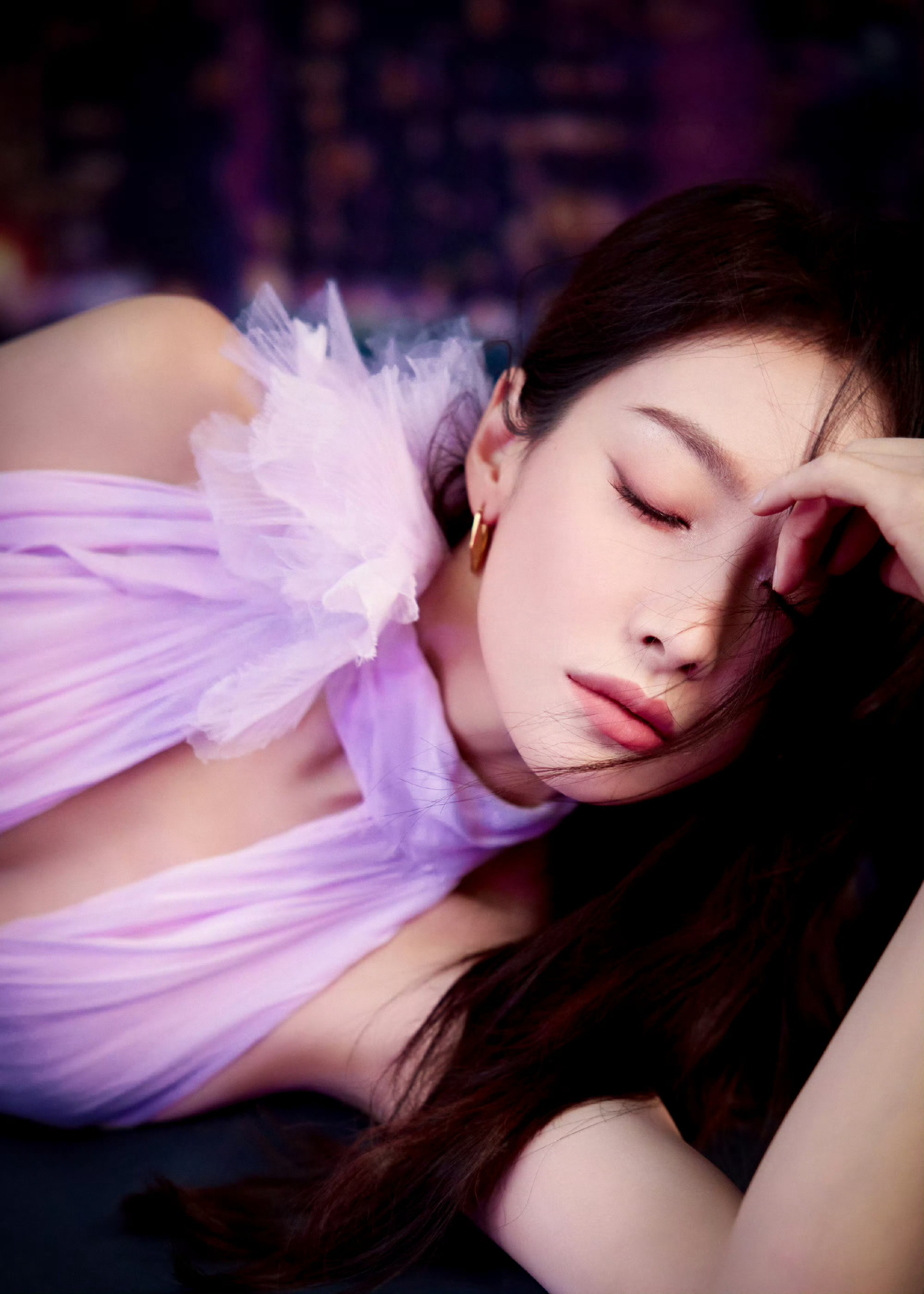 宋茜，不一样的淡粉美人。宋茜