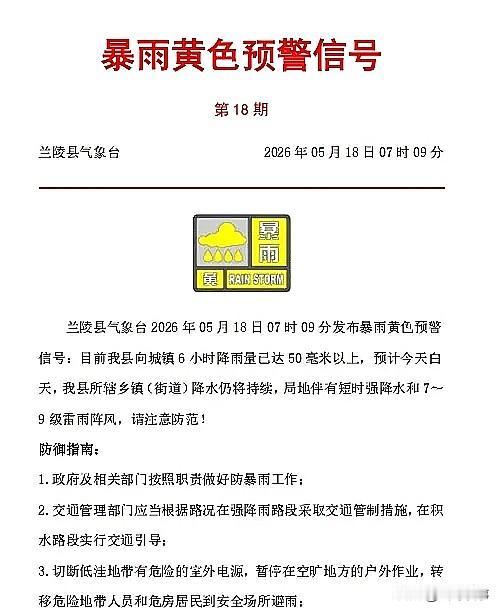 临沂这场雨下得有多猛？兰陵已经下了60多毫米！

一起来看看临沂这场雨，18日凌