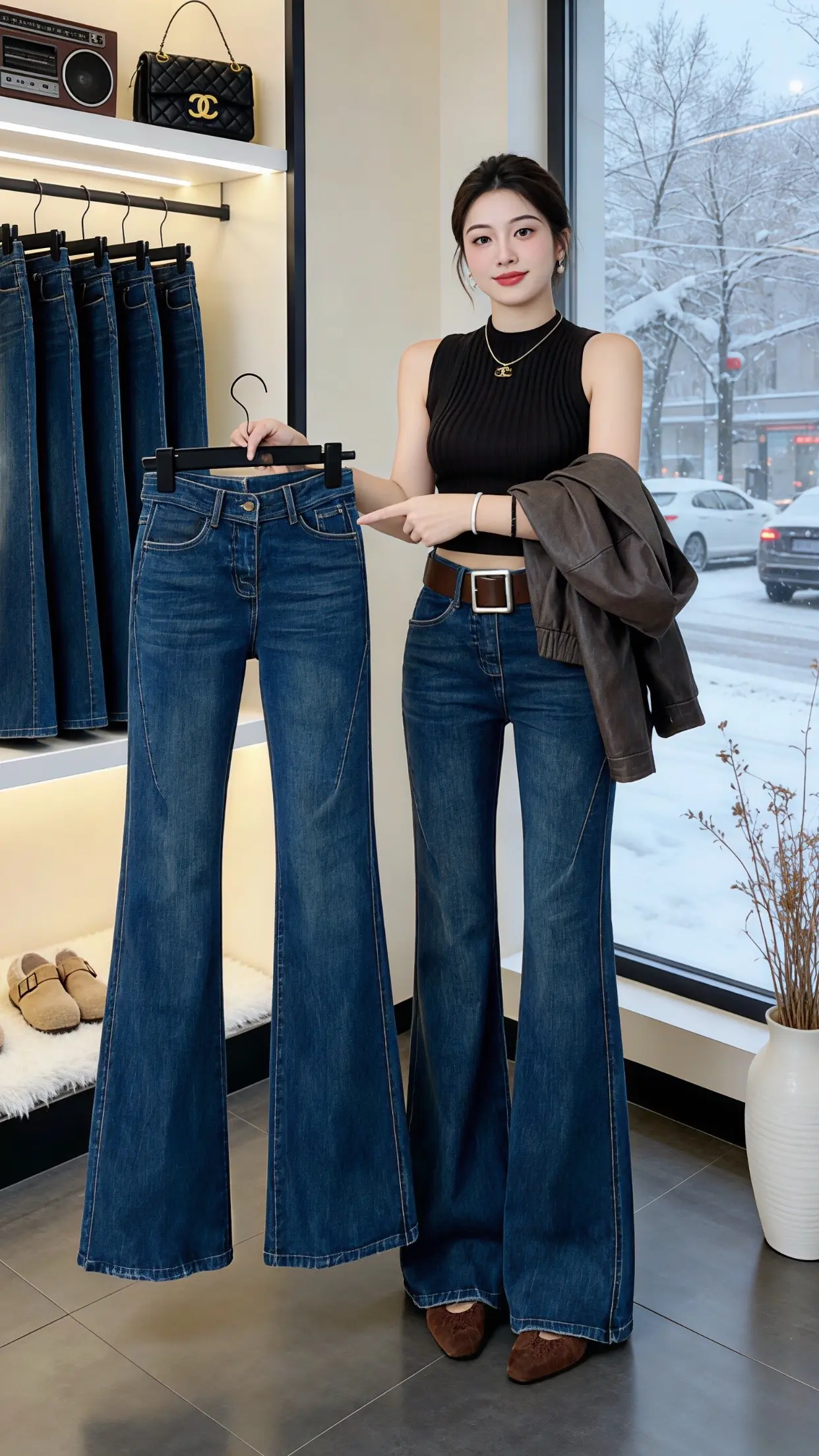 新年穿搭 牛仔裤 时尚气质穿搭 穿出自己的风格 春款上新