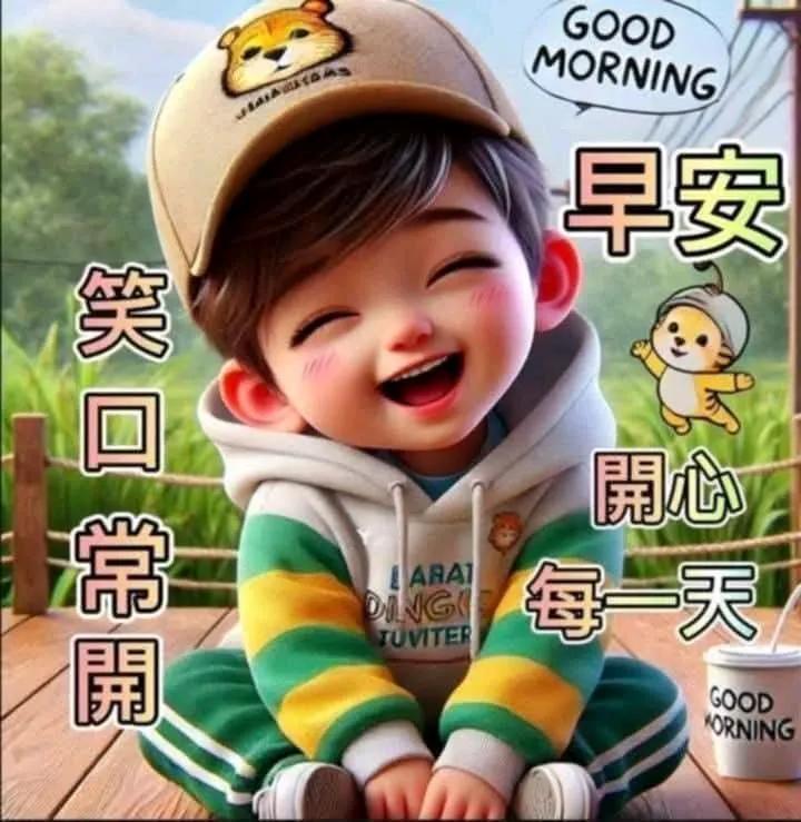 早安，笑口常开，每一天都是好心情！🌞😊