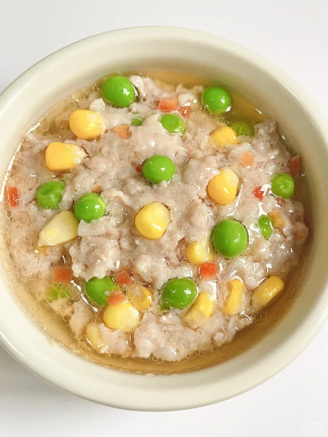 小朋友超级喜欢的清蒸五彩肉饼