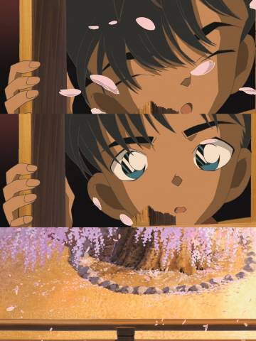 年末大银幕的浪漫是柯南给的  柯南M7当中，年末平和初恋的名场面就这么水灵灵的和