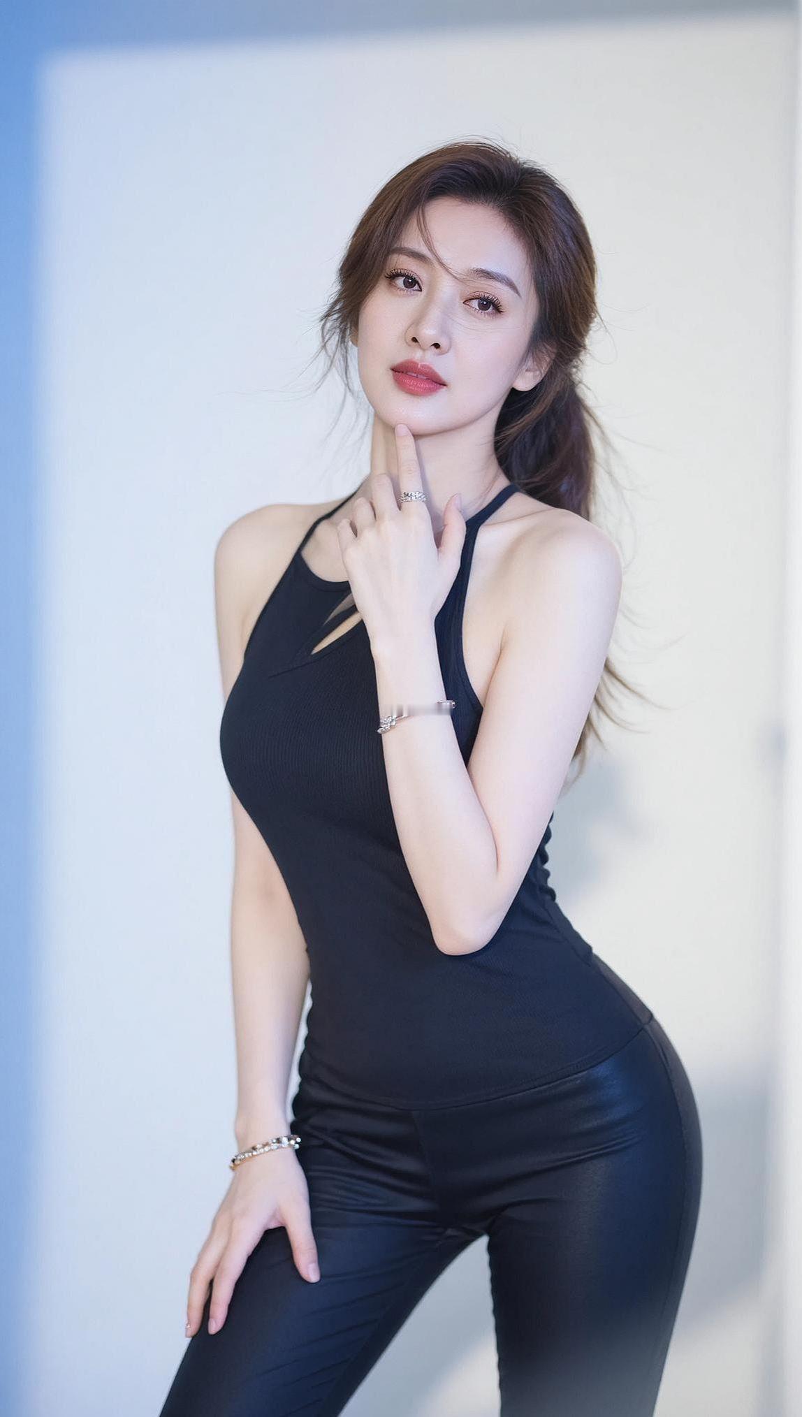 AI简约酷感写真 抖音ai创作 我的穿搭破烂分享 少女写真 甜系女孩