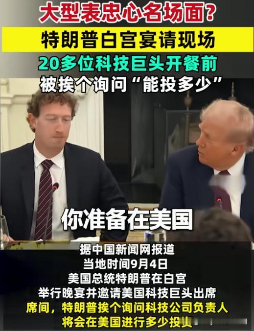 论薅羊毛，必须还得是特朗普！老特有一万种方法可以让这些超级大富豪们，心甘情愿的掏
