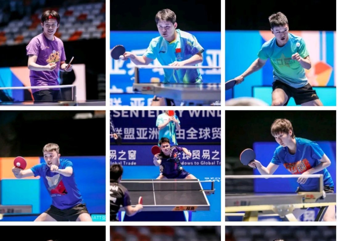 剑指冠军！国乒全员集结海口亚洲杯 赛前训练火力全开海口亚洲杯国乒适应场地训练 距