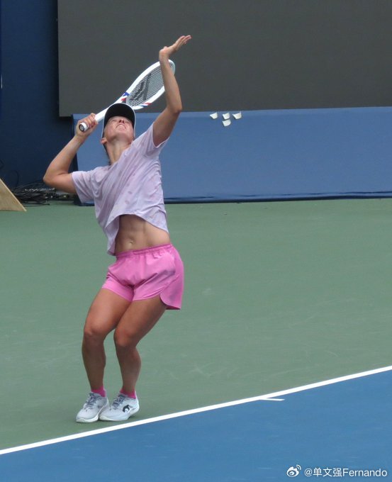 斯瓦泰克！多伦多1000赛昨日的训练图！wta
