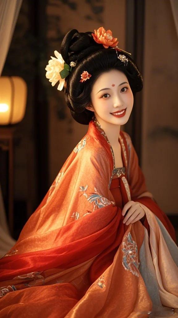 ai作图分享街拍小姐姐古装