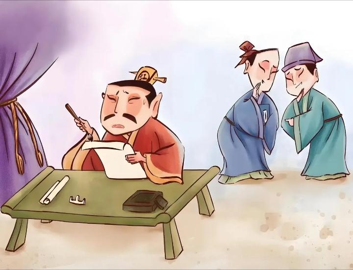 本想作诗三两首
自知才华真不行
怎奈朋友一旁看
———？

上联：提笔无从写；