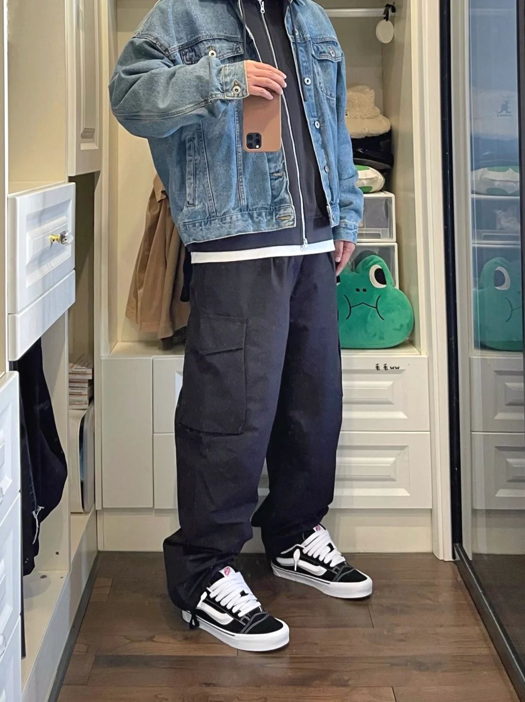 牛仔外套｜工装裤穿搭