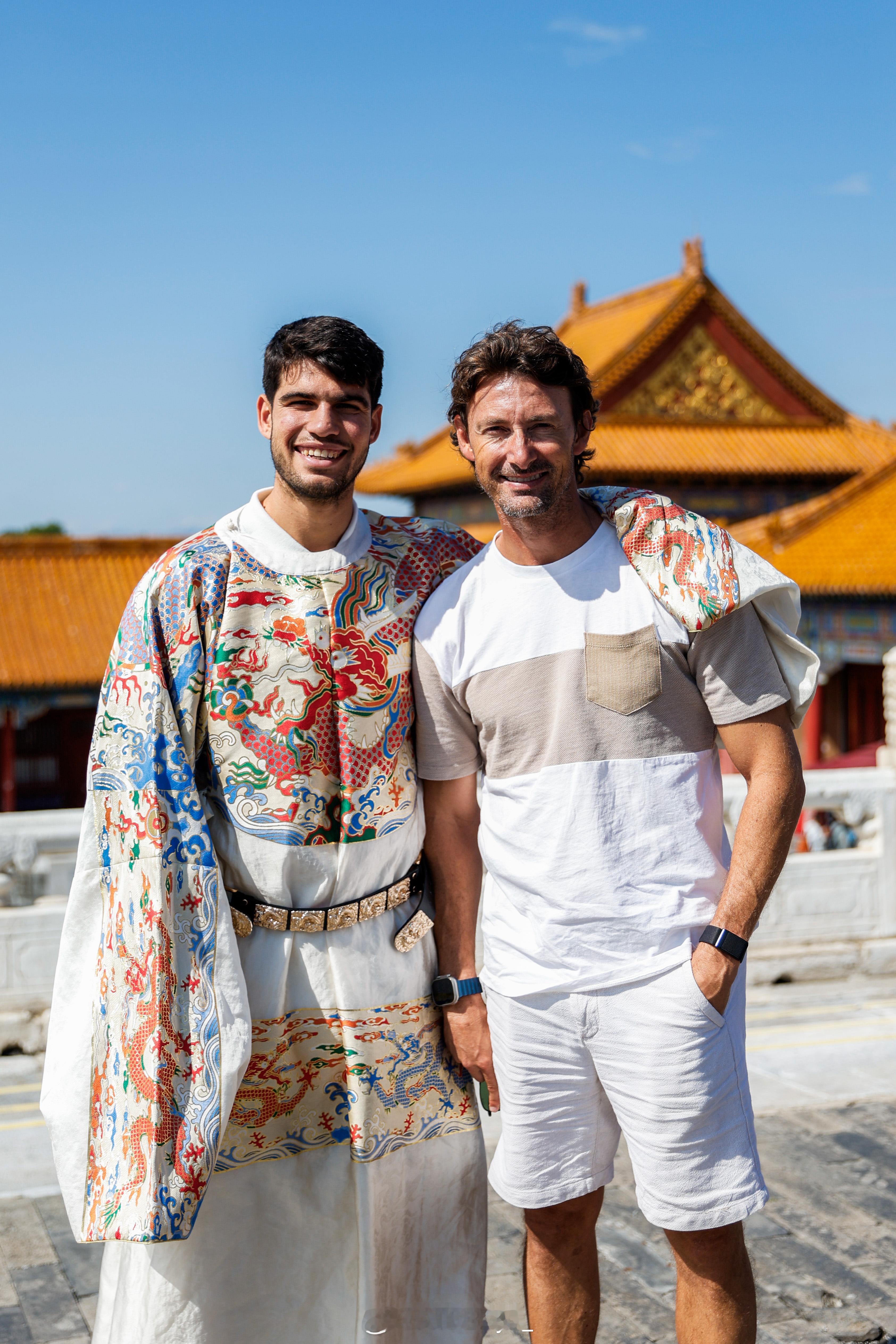 最近忙到起飞朋友发来这张可以安心睡了费雷罗&阿尔卡拉斯｜#atpboys# ​​