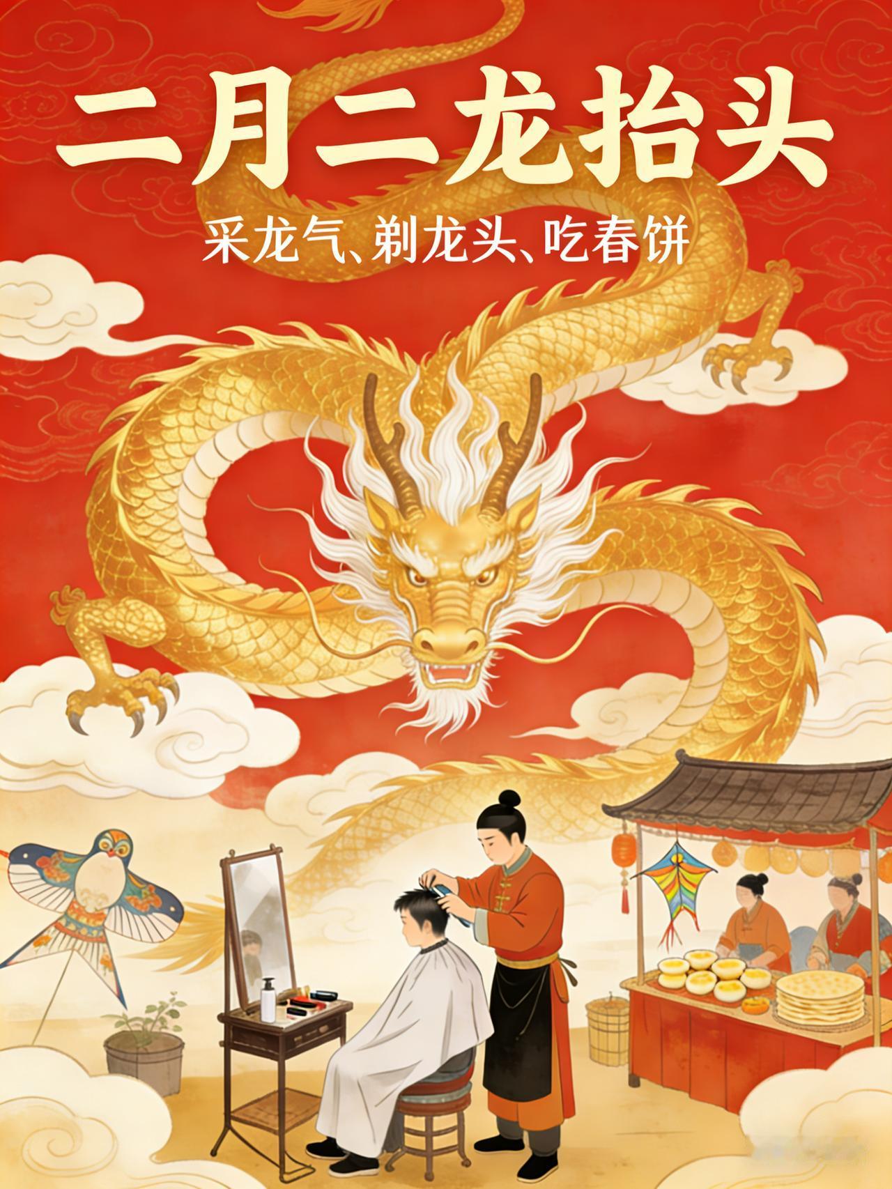 二月二，龙抬头，转运的大日子，个人记得做3件事:

农历二月初二“龙抬头”，是咱