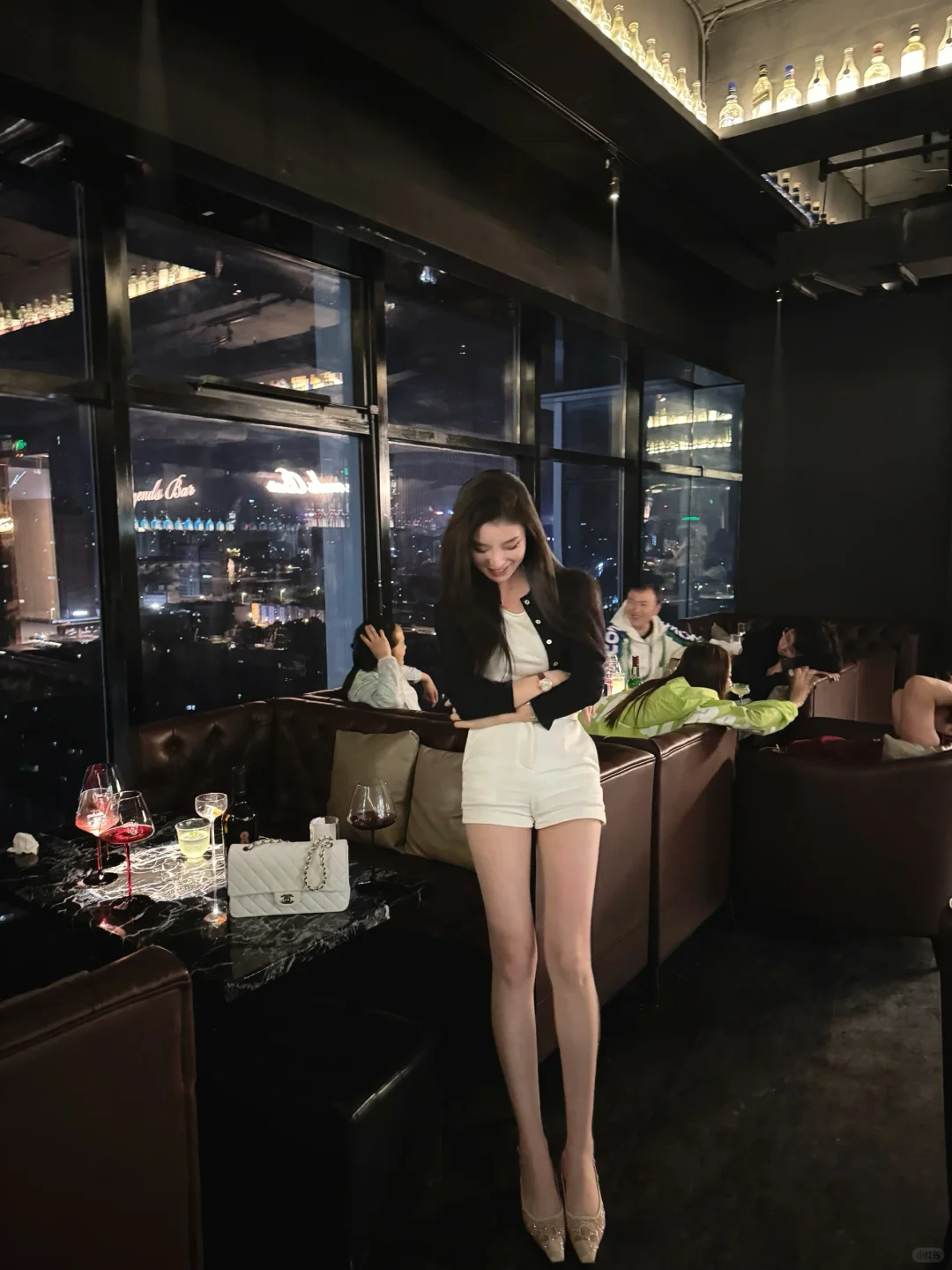 女生朋友拍的腿腿还原真实比例