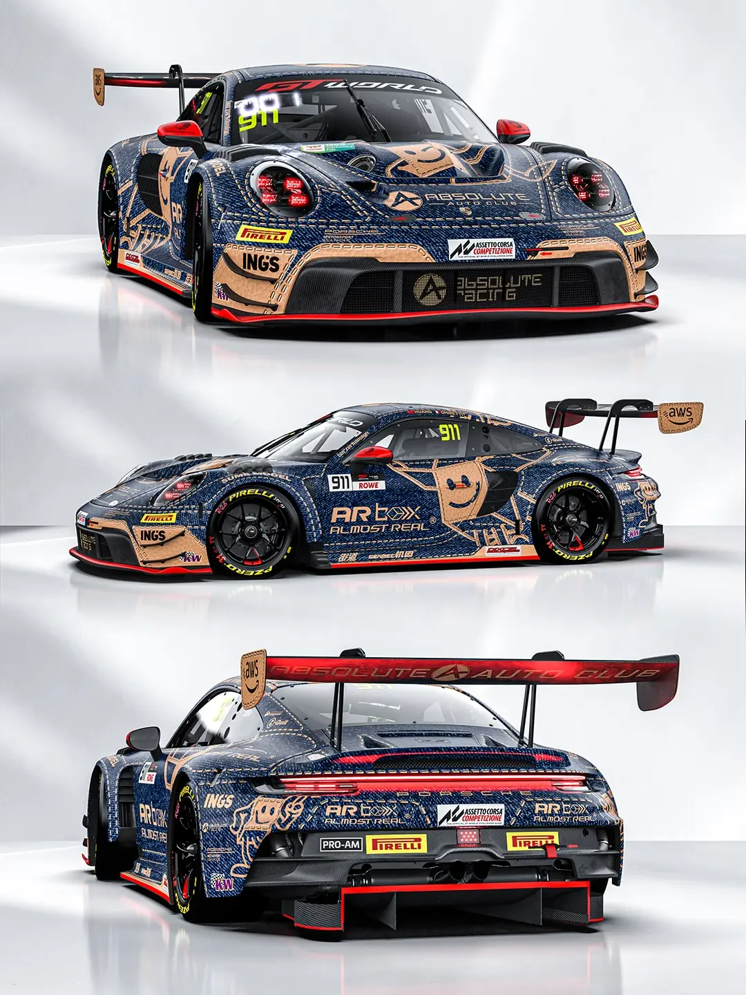 精心打磨的全新涂装👌 本周末，绝对车队 Racing 向冈山传奇的牛...
