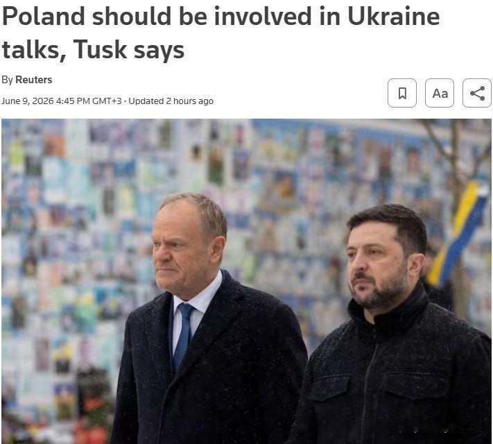 🇵🇱这下可好——你们这帮人也来凑热闹了！

据路透社援引波兰总理唐纳德·图斯