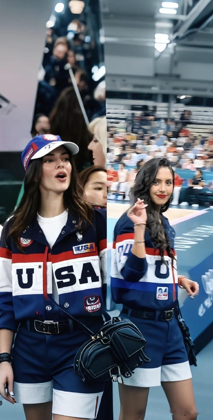NBA：詹娜和瓦妮莎撞衫？你觉得谁更美？
这该不会是美国队在奥运期间的统一服装吧