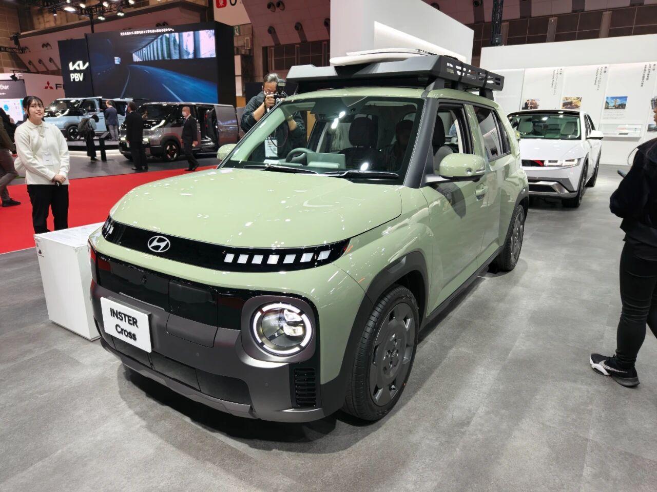 实拍体验现代inster cross：韩国徒弟给日本师傅亮绝活现代的小型纯电跨界