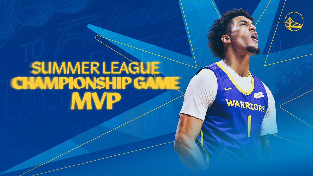 恭喜伦德伯格获得夏季联赛总决赛MVP!金州勇士