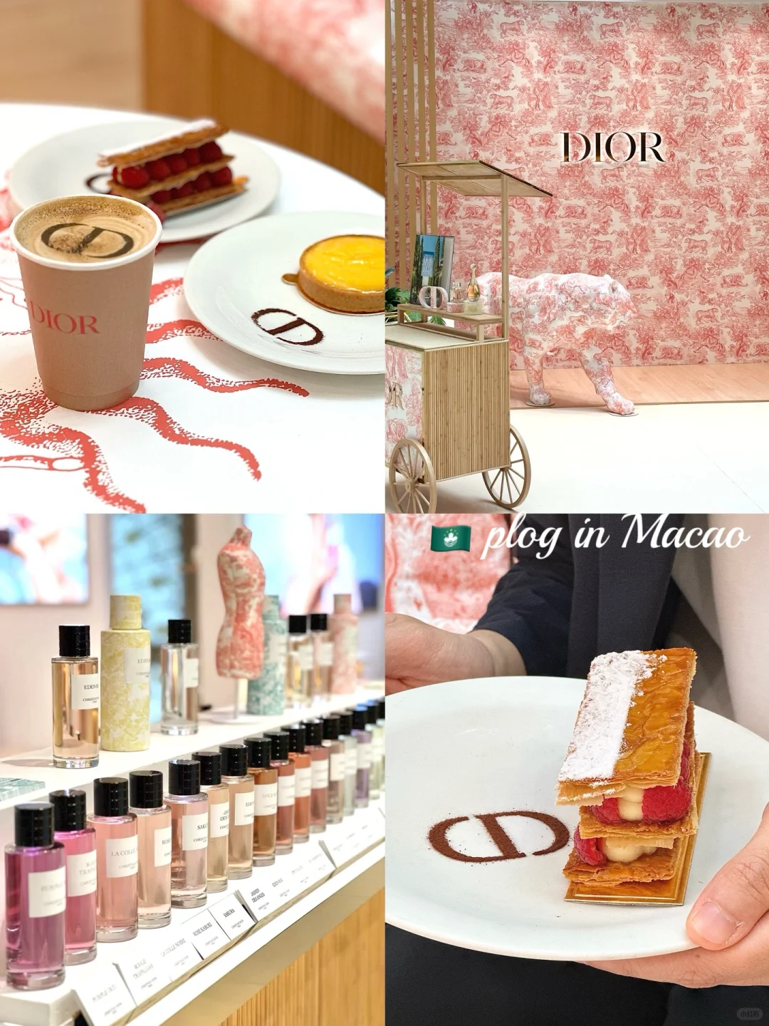 𝑴𝒂𝒄𝒂𝒐💗澳门 Dior cafe 粉粉好好拍