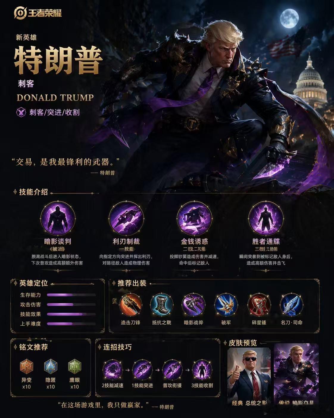 真的毫无违和感，老头在哪里都是男主角特朗普崩溃了