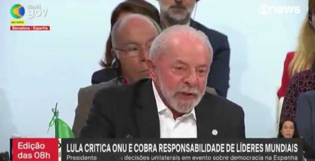 巴西总统卢拉今天呼吁联合国安理会出面阻止特朗普。

最近巴西总统卢拉在西班牙巴塞