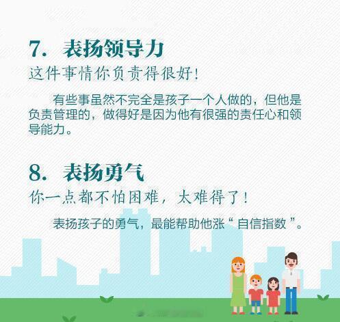 一定要学会鼓励孩子，培养孩子自信