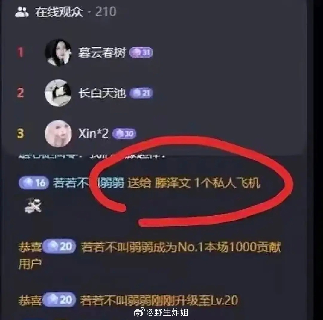 当时田栩宁粉丝利用这张图来洗白说若若可能和滕泽文是好朋友，，这样一看原来是在ci