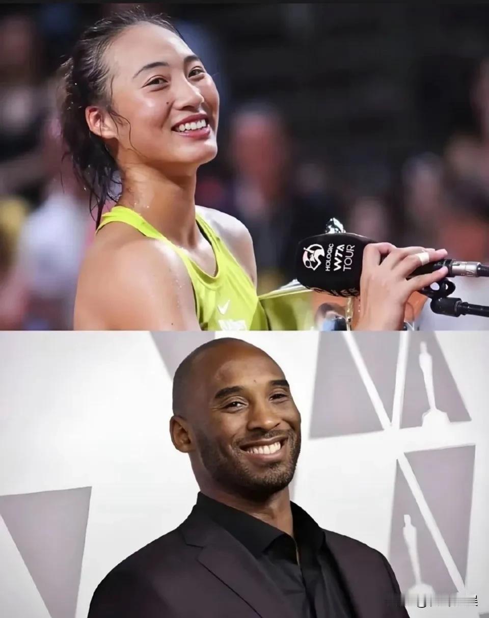 #郑钦文身上有科比的影子# 
在郑钦文的身上看到了科比的影子，一个打篮球一个打网